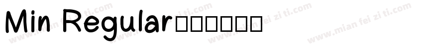 Min Regular字体转换